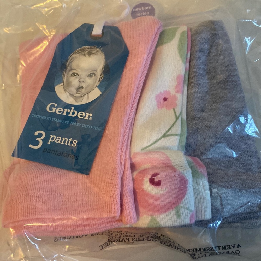 Gerber new born pants